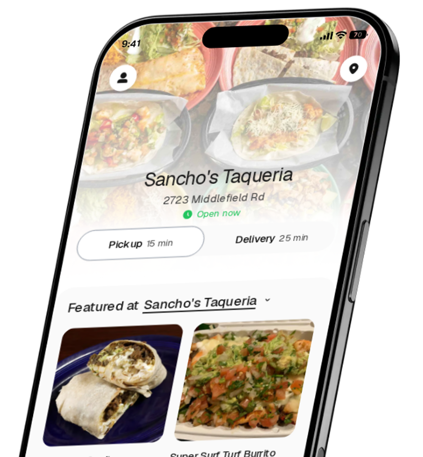 Sancho's Taqueria app preview